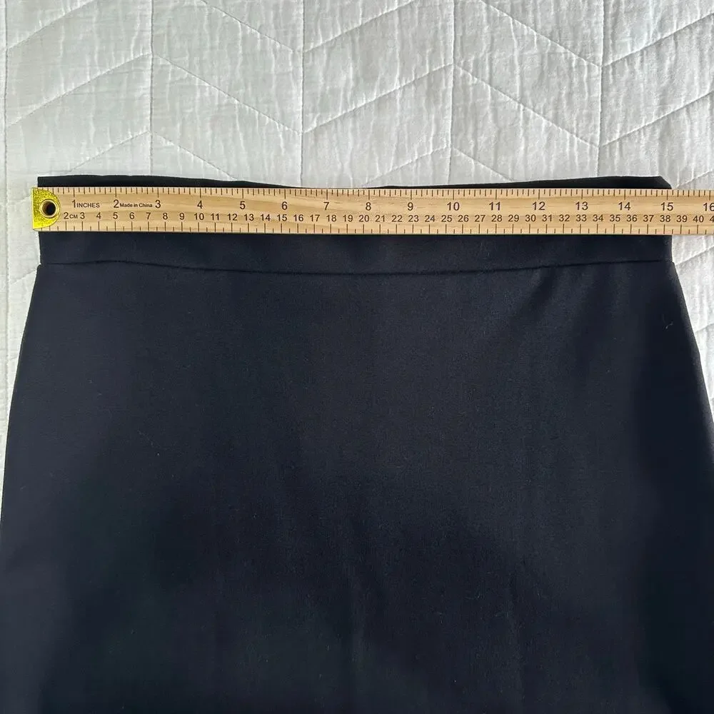 Urban CoCo Women’s Elastic Waist Bodycon Midi Pencil Skirt Black | Size Large
